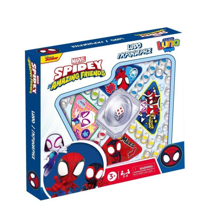 Luna Επιτραπέζιο Παιχνίδι Pop Up Γκρινιάρης Spidey για 2-4 Παίκτες 3+ Ετών