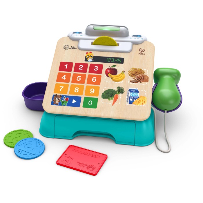 Hape Kids II Ξύλινο Magic Touch Ταμειακή Μηχανή