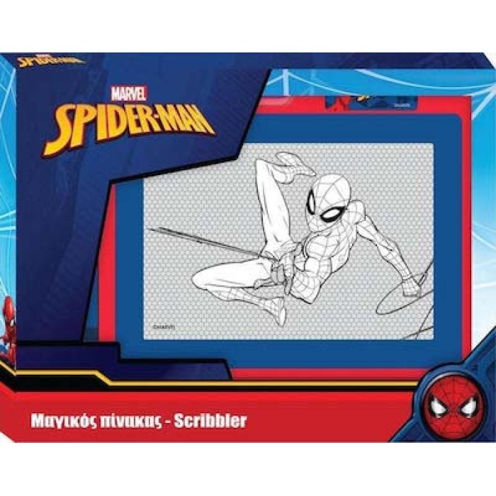 Spiderman Πίνακας Γράψε - Σβήσε Διπλής Όψης