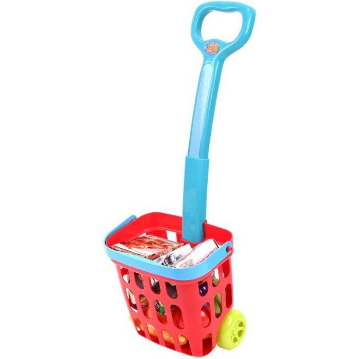 Playgo Καρότσι-Rolling Shopping Basket 17 Τμχ