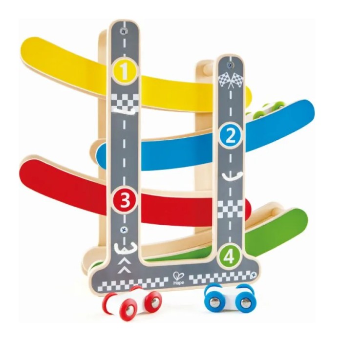 Hape Early Explorer Ξύλινο Fast Flip Racetrack