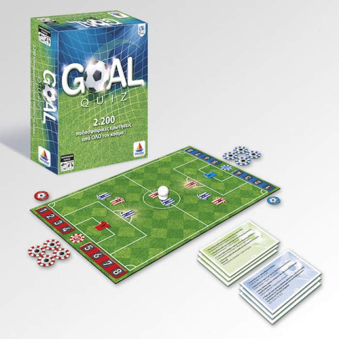 Επιτραπέζιο Παιχνίδι Goal Quiz για 2 Παίκτες 10+ Ετών