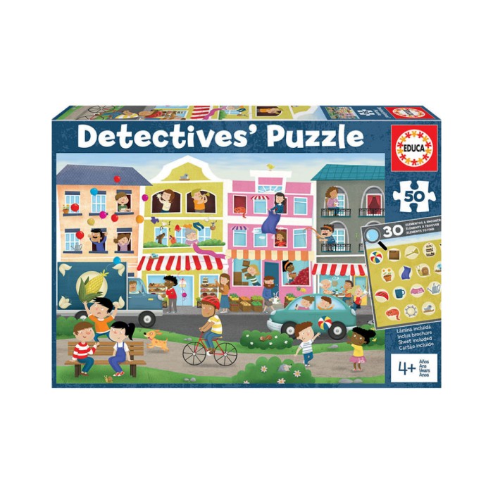 Παζλ Detective's Busy Town 50κομ.