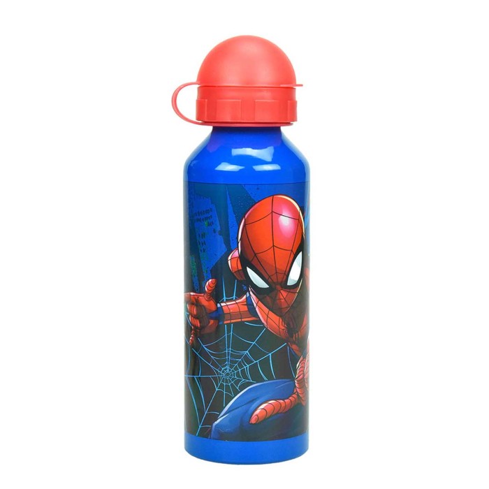 Gim Παγούρι Αλουμινίου Spiderman σε Μπλε χρώμα 520ml