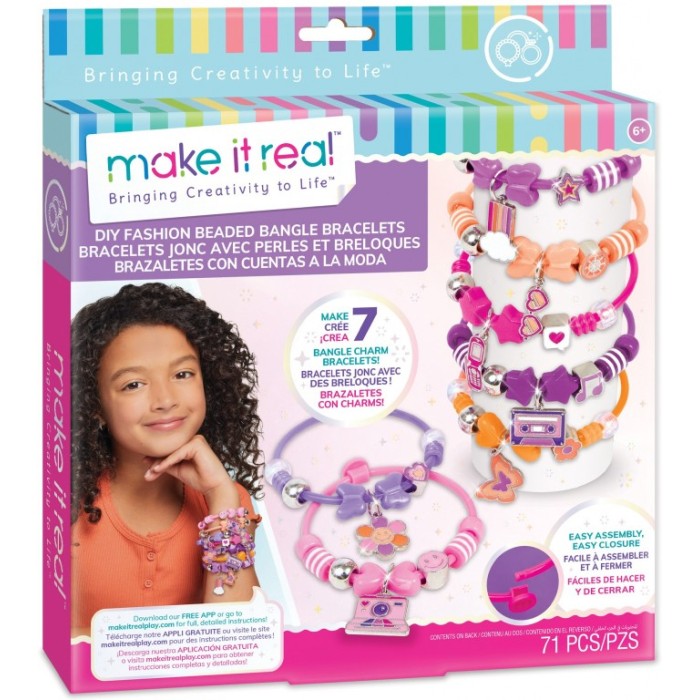 Make it Real - Jewellery | DIY Fashion Beaded bangle bracelets