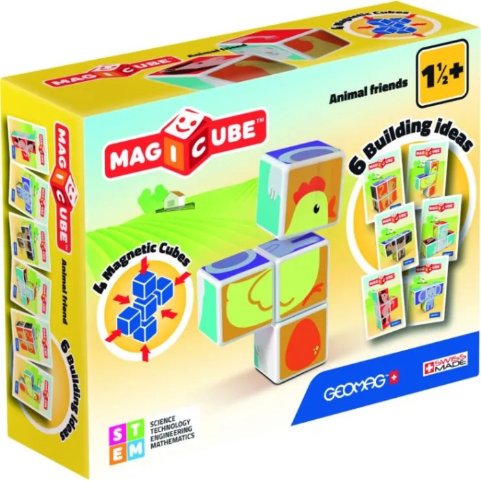 Geomag Magicube Animal Friends Geomag Magicube Animal Friends