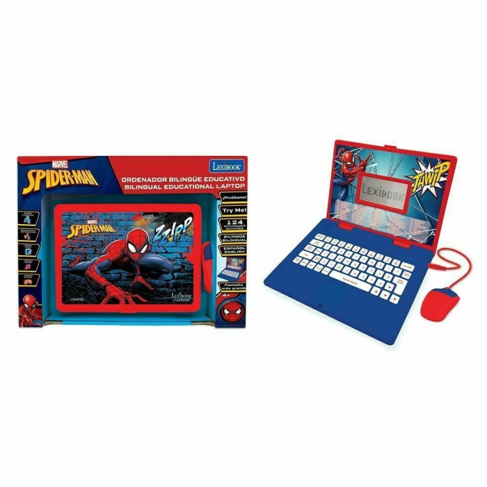 Lexibook Ηλεκτρονικό Παιδικό Εκπαιδευτικό Laptop/Tablet Spiderman για 4+ Ετών