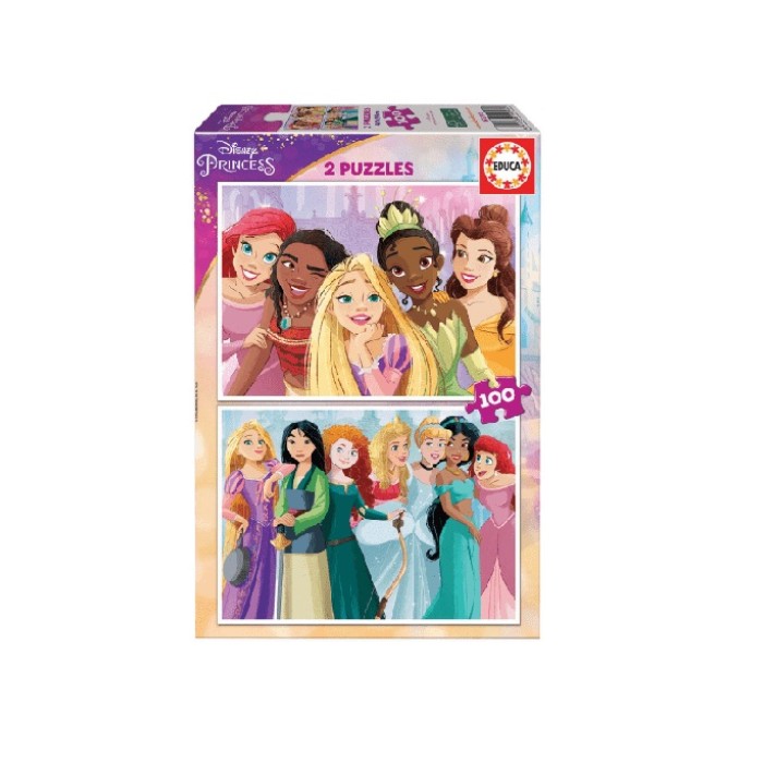 Παζλ 2×100 Disney Princess 
