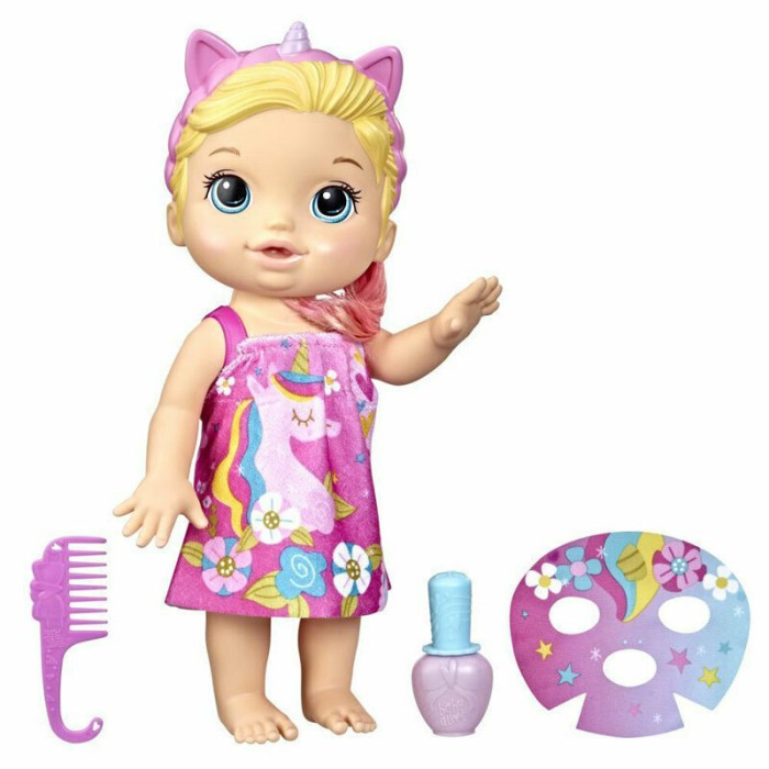 Hasbro Baby Alive Glam Spa Baby Blonde για 3+ Ετών 32εκ.