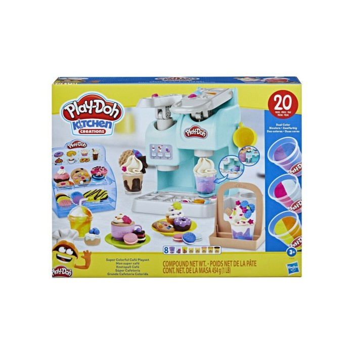 Hasbro Play-Doh Πλαστελίνη - Παιχνίδι Kitchen Creations Cafe για 3+ Ετών