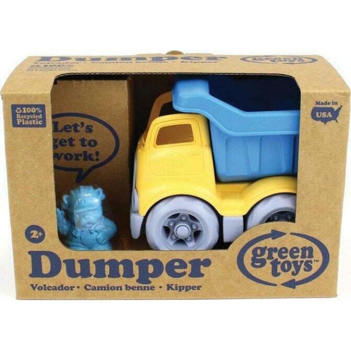 Green Toys Ανατρεπόμενο Φορτηγό Μπλε/Κίτρινο