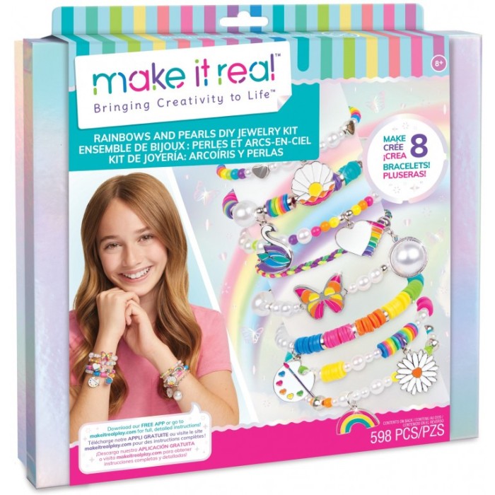 Make it Real - Jewellery | Rainbows and pearls DIY jewelry kit