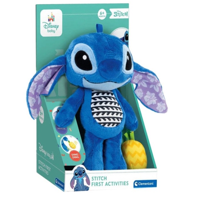 Clementoni Κουδουνίστρα Χνουδωτό Stitch