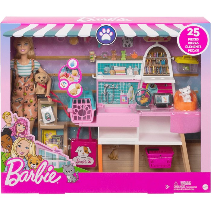 Barbie Μαγαζί για Κατοικίδια για 3+ Ετών
