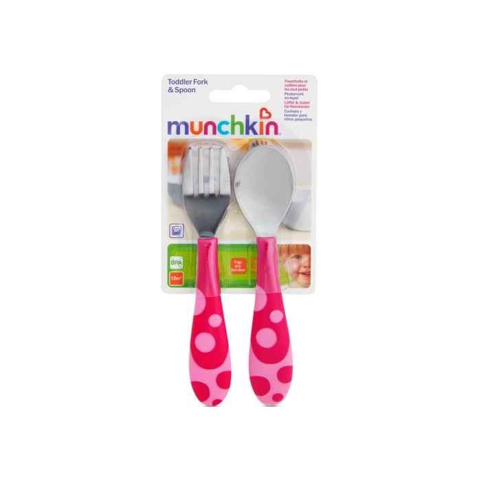 Munchkin Toddler Fork & Spoon Set