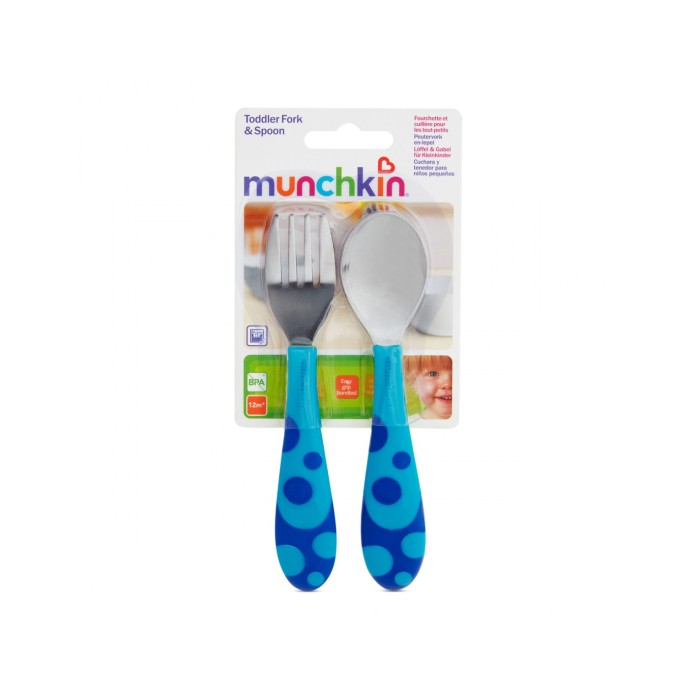 Munchkin Toddler Fork & Spoon Set