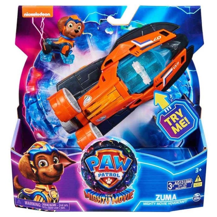Paw Patrol The Mighty Movie – Όχημα & Φιγούρα Zuma