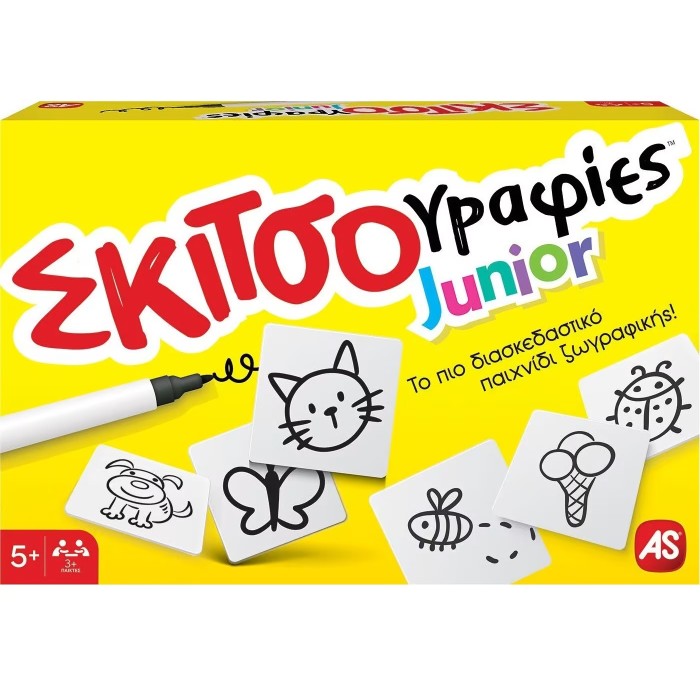 AS Επιτραπέζιο Παιχνίδι Σκιτσογραφίες Junior για 3+ Παίκτες 5+ Ετών