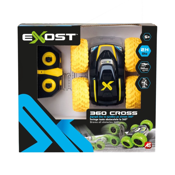 Exost 360 Cross LED Τηλεκατευθυνόμενο Αυτοκίνητο