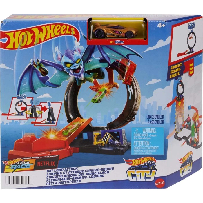 Mattel Hot Wheels City – City Bat Tire Shop