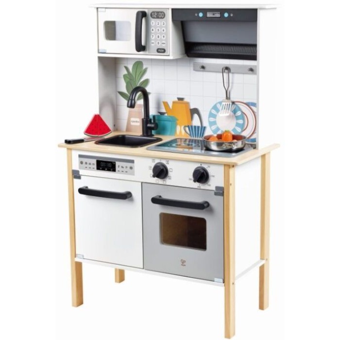 Hape Playfully Delicious Ξύλινη Κουζίνα Modern Smart-Kitchen