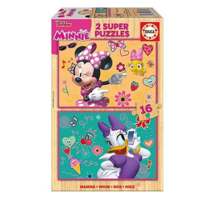 Παζλ Ξύλινο 2x16 Minnie 