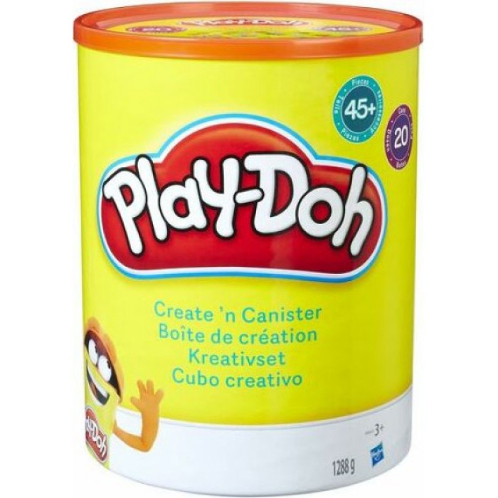 Hasbro Play-Doh Πλαστελίνη - Παιχνίδι Create N Canister για 3+ Ετών, 20τμχ