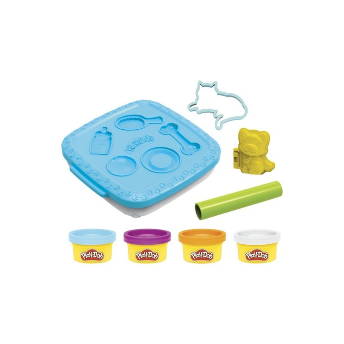 Hasbro Play-Doh Πλαστελίνη - Παιχνίδι Create and Go Pets για 3+ Ετών, 4τμχ