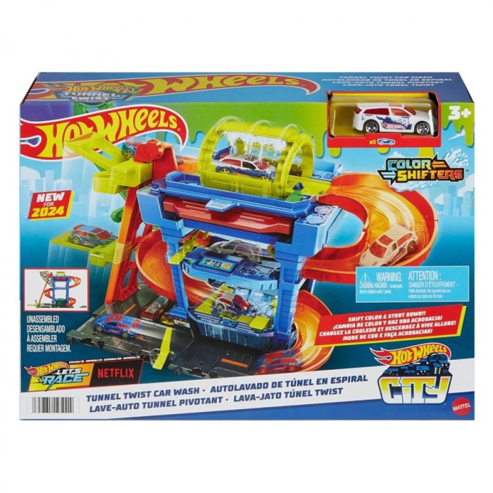 Mattel Hot Wheels City Tunnel Twist Car Wash