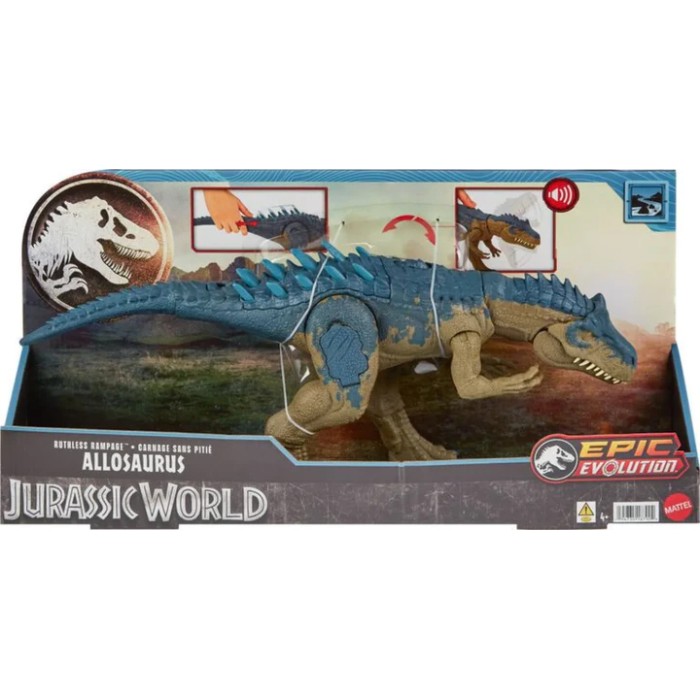 Jurassic World Αλλόσαυρος Με Ήχους Και Λειτουργία Επίθεσης 