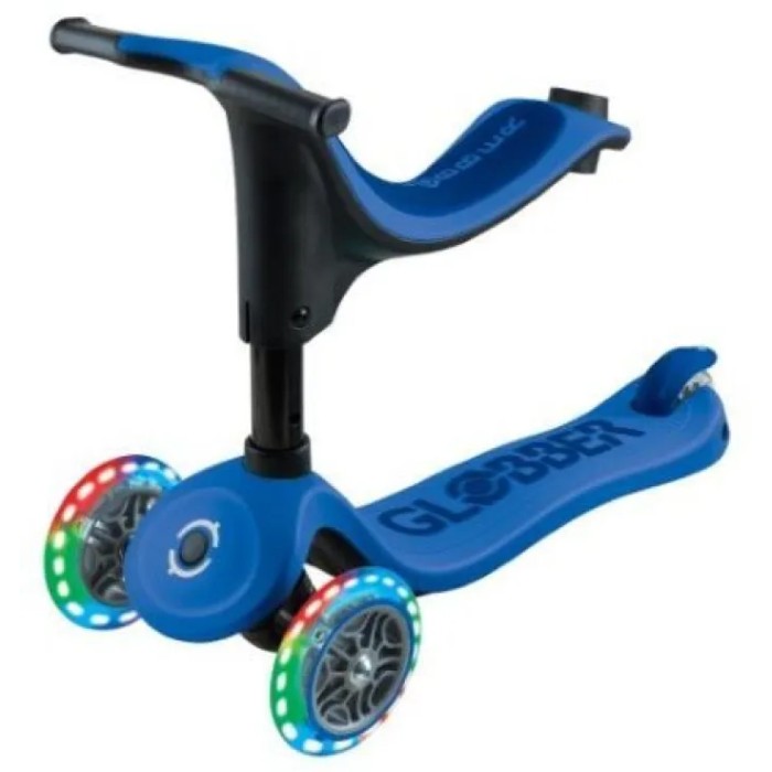 Globber Scooter Go.Up Sporty Lights Navy Blue Globber Scooter Go.Up Sporty Lights Navy Blue
