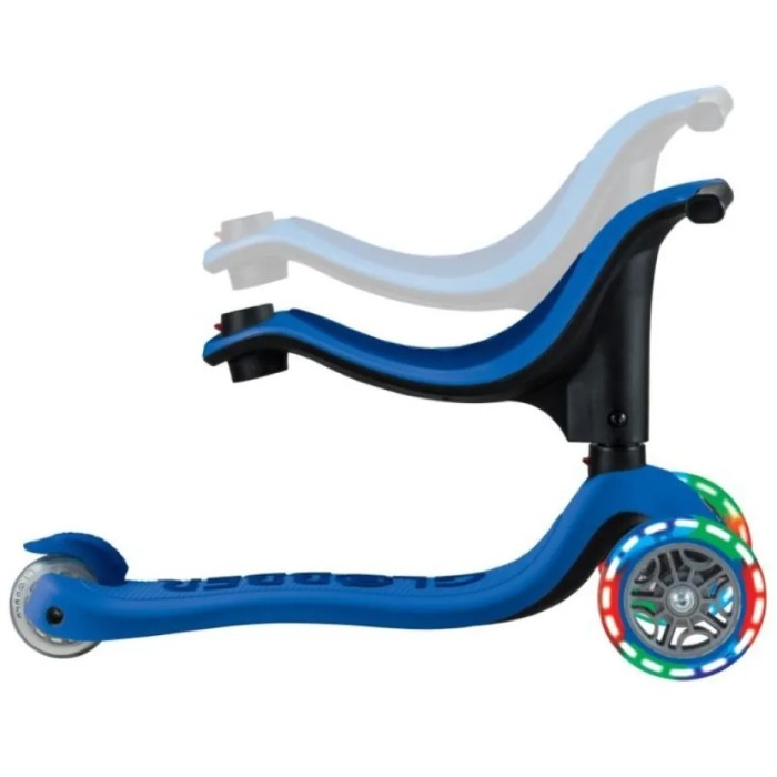 Globber Scooter Go.Up Sporty Lights Navy Blue Globber Scooter Go.Up Sporty Lights Navy Blue