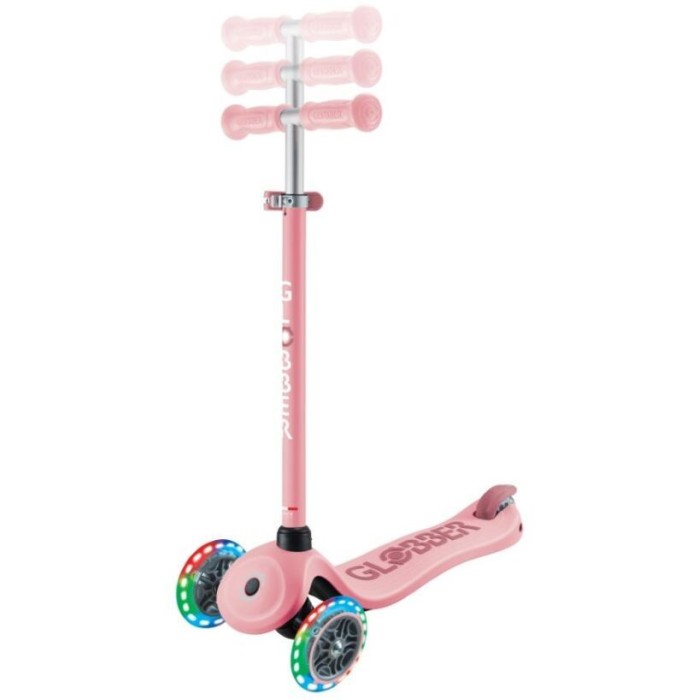 Globber Scooter Go.Up Sporty Lights Pastel Pink