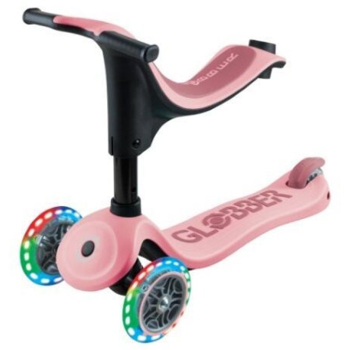 Globber Scooter Go.Up Sporty Lights Pastel Pink