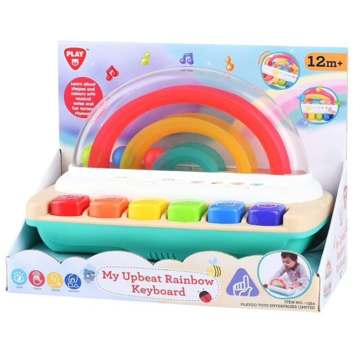 Playgo Πιανάκι Ουράνιο Τόξο My Upbeat Rainbow Keyboard