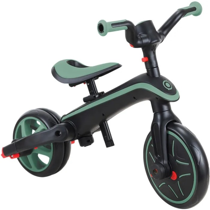 Globber Τρίκυκλο Trike Explorer Foldable 4 In 1 Olive  Globber Τρίκυκλο Trike Explorer Foldable 4 In 1 Olive