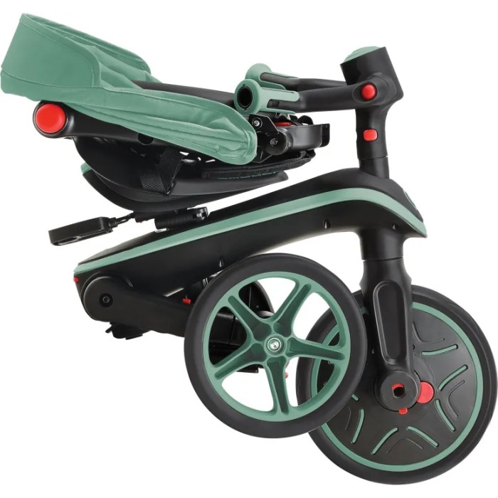 Globber Τρίκυκλο Trike Explorer Foldable 4 In 1 Olive  Globber Τρίκυκλο Trike Explorer Foldable 4 In 1 Olive