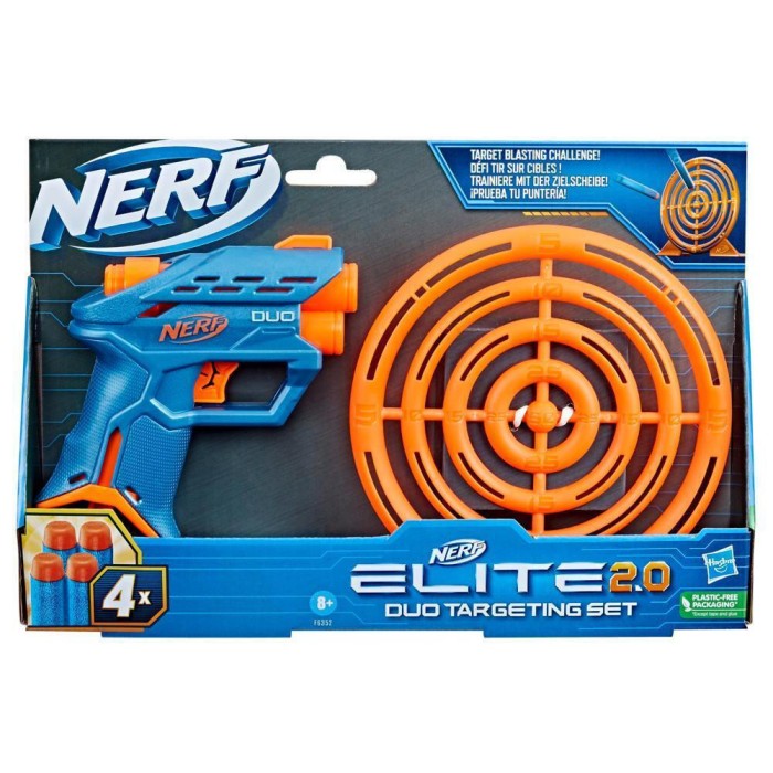 Nerf Εκτοξευτής Duo Target Set Elite 2.0 για 8+ Ετών