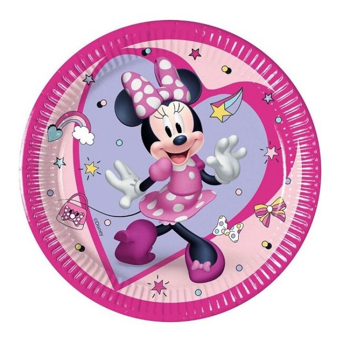 Πιάτα γλυκού Minnie Junior (8 τεμ)