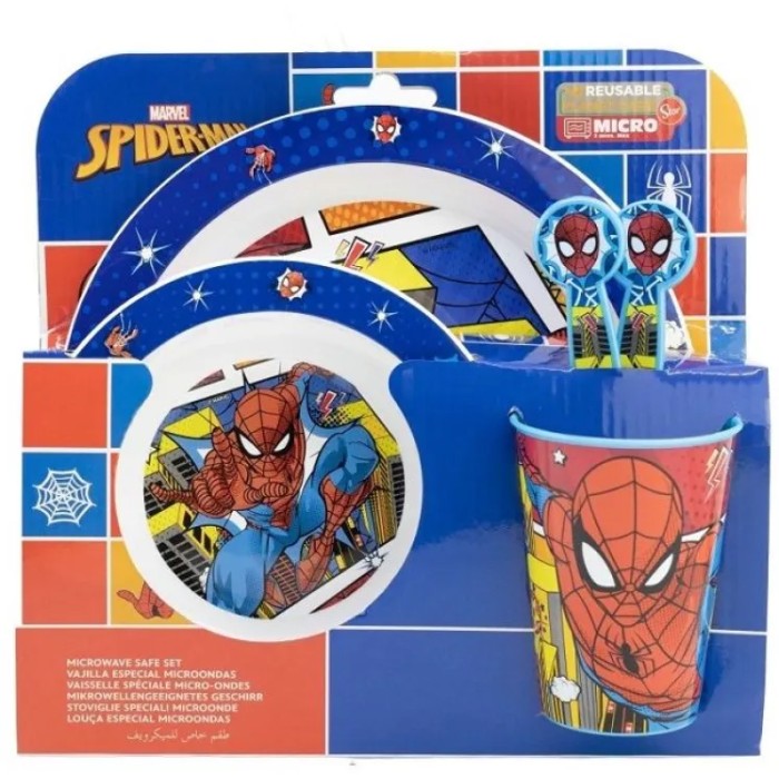 Stor Σετ Φαγητού 5Τμχ Spiderman