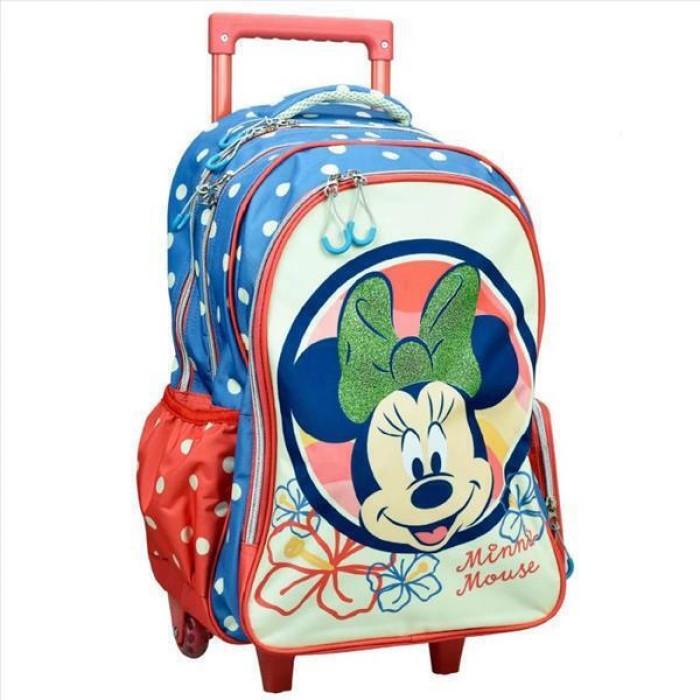 Τσάντα Gim Trolley Δημοτικού Minnie Boho Surf 