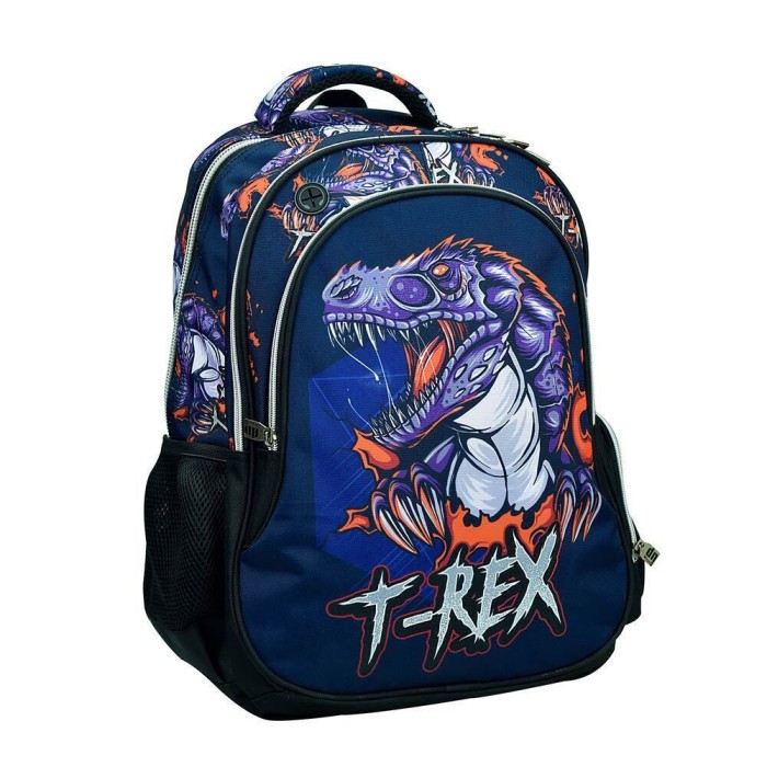 Back Me Up Τσάντα Πλάτης Δημοτικού Οβάλ T-rex