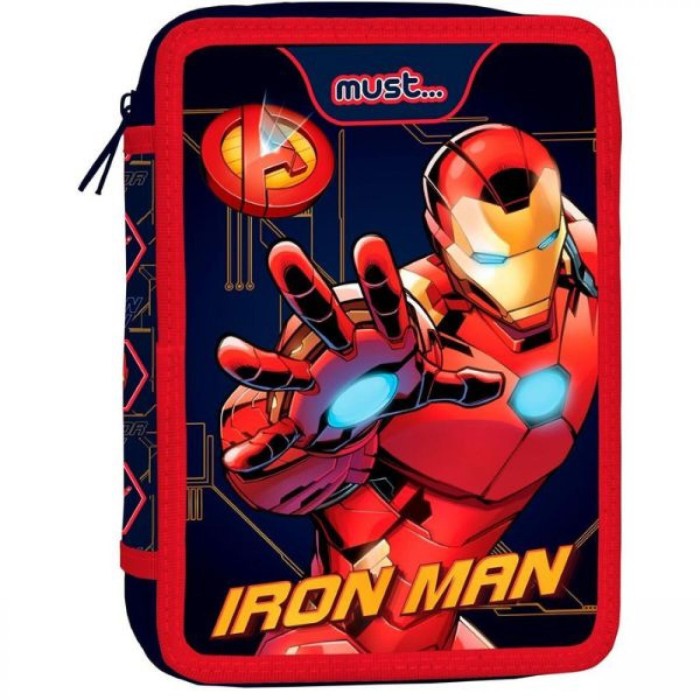 Must Iron Man Κασετίνα Γεμάτη με 2 Θήκες