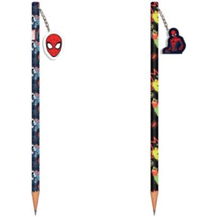Spiderman Μολύβι Με Γόμα-2 Σχέδια-1 Τμχ
