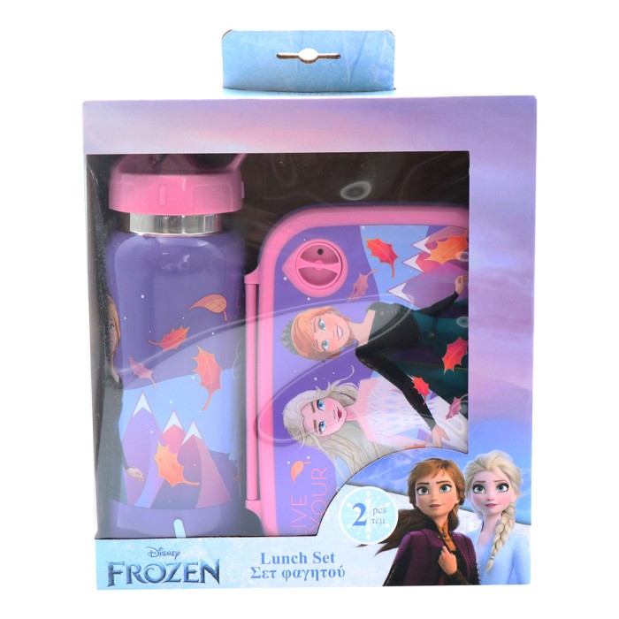 Φαγητοδοχείο 800ml & Παγούρι 500ml Frozen