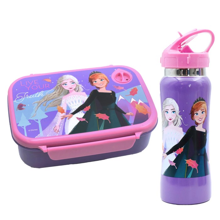 Φαγητοδοχείο 800ml & Παγούρι 500ml Frozen