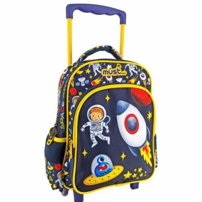 Must Space Adventure Σχολική Τσάντα Τρόλεϊ Νηπιαγωγείου 8lt