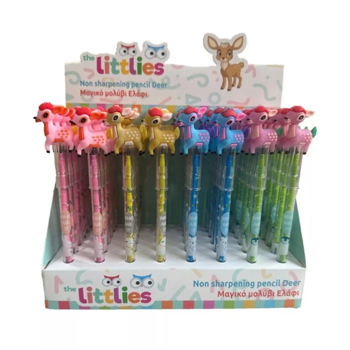 Μολύβι Μαγικό με Μύτες The Littlies Ελαφάκι (4 Σχέδια)