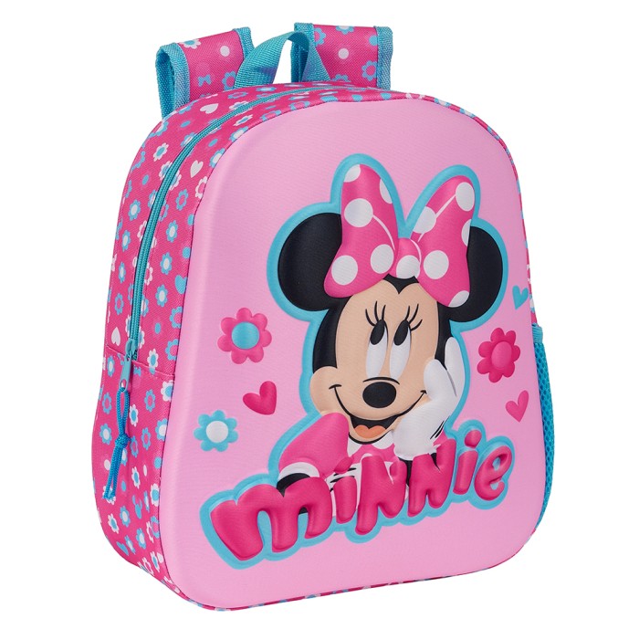 Safta: Tσάντα πλάτης σχολική 3D Minnie Mouse