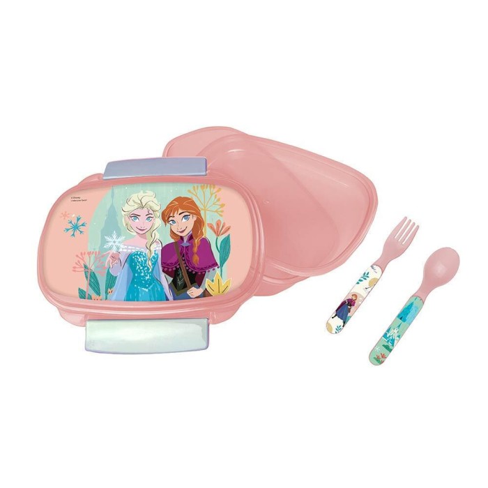 Gim Πλαστικό Παιδικό Δοχείο Φαγητού Frozen 17.5 x 12.5 x 6εκ.